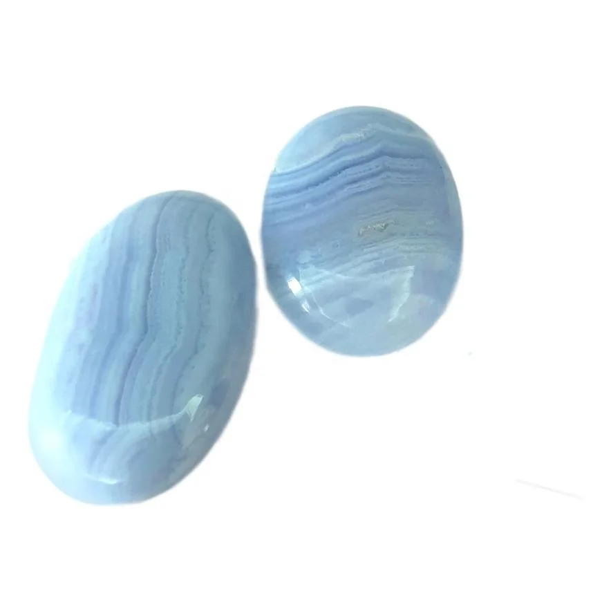 
Овальные Синие кружева Агат Драгоценные камни кабошоны 
