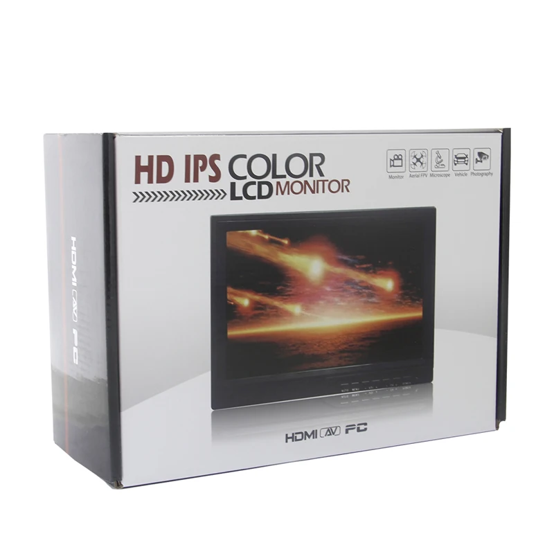  Быстрая доставка VGA USB 10 1 дюймовый емкостный сенсорный экран монитор с подставкой и отверстием vesa