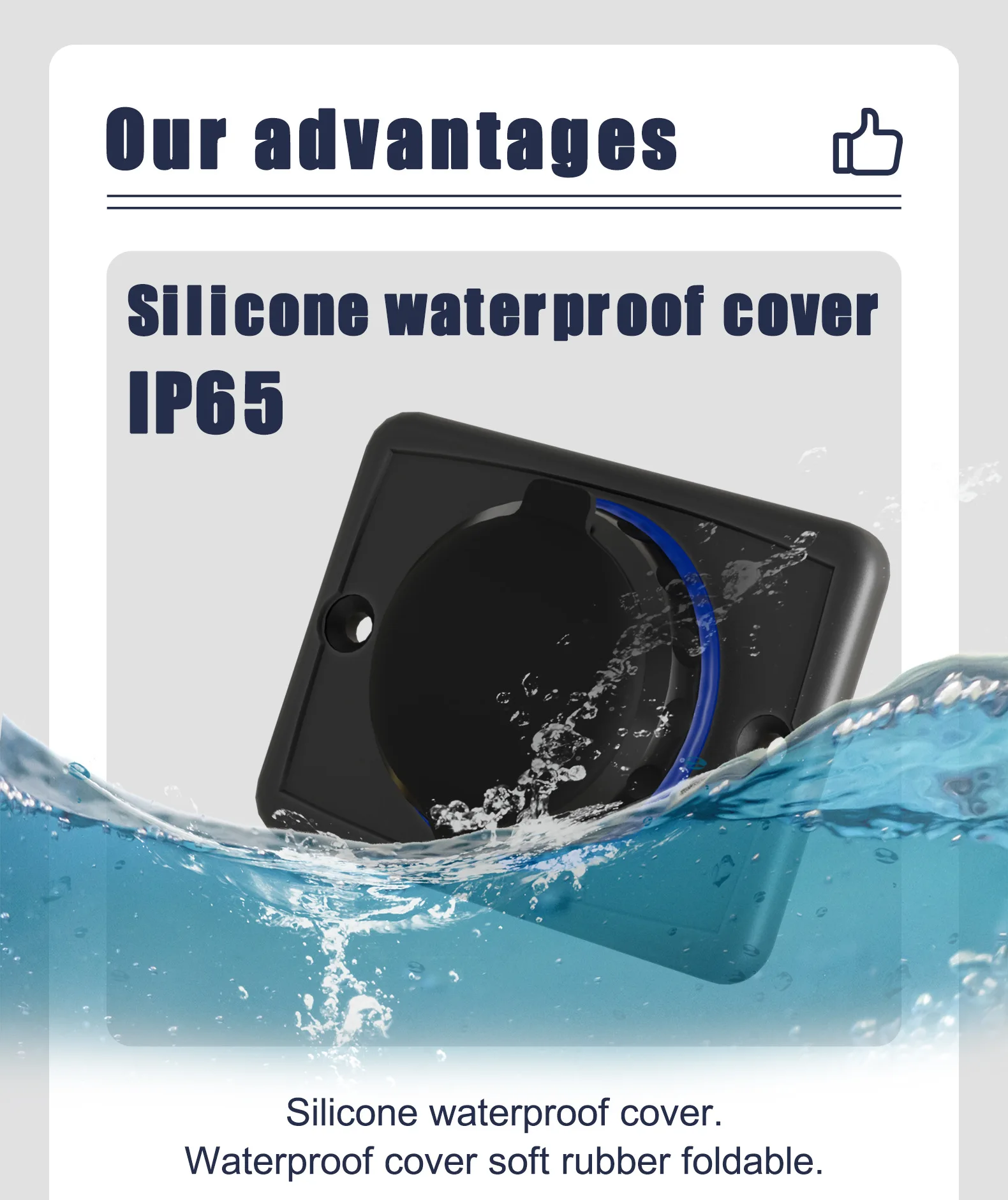 4.8A Bus Handrail Usb Charger For Bus Car Boat RV 12V Dual Port Bus Boat Marine Car Charger 12V Usb Socket