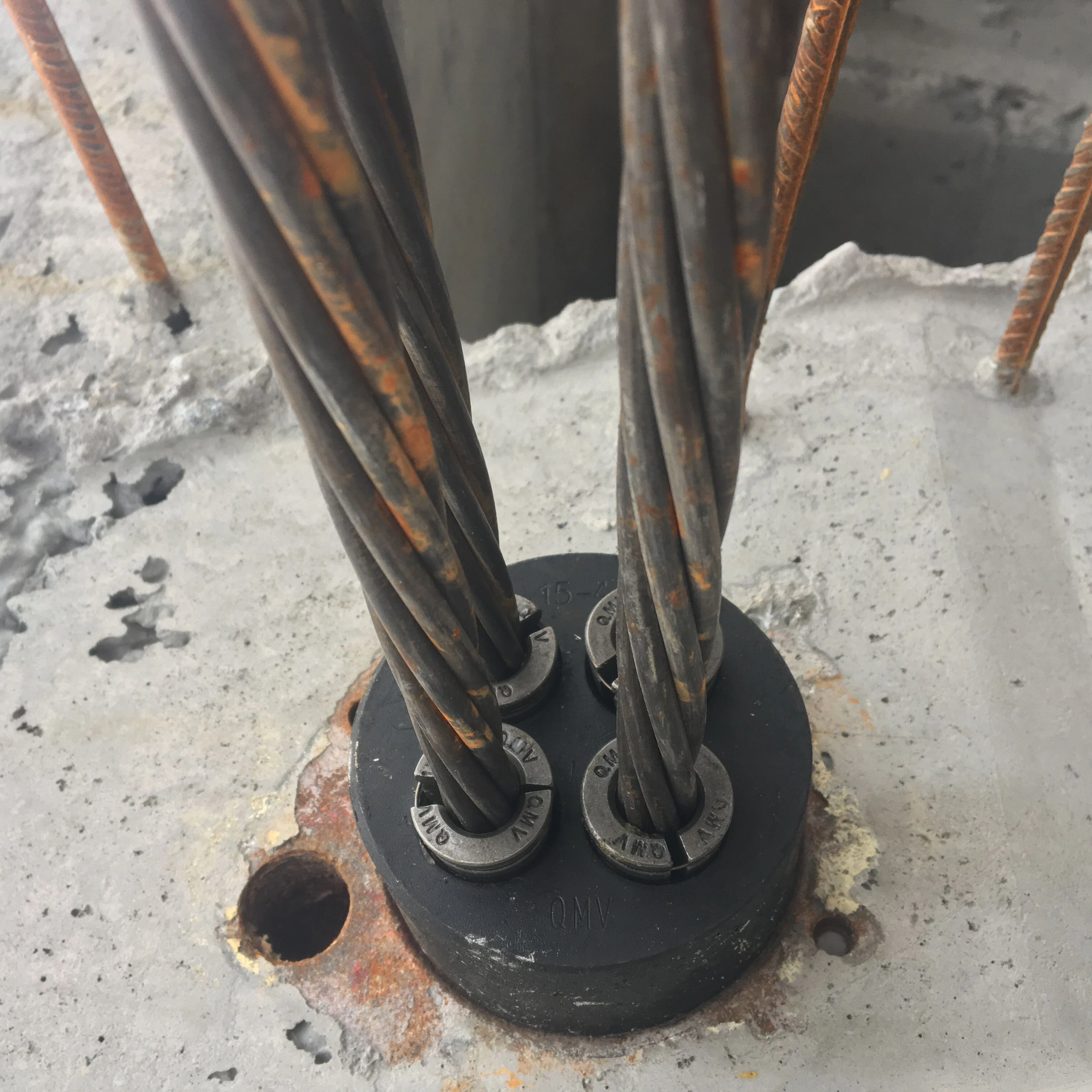 
China factory prestressed anchorage for pc strand post tension prestressing concrete head bridge rebar block stressing system 