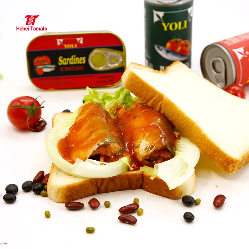 Fresh wholesale canned mackerel 425g in tomato sauce from manufacturer