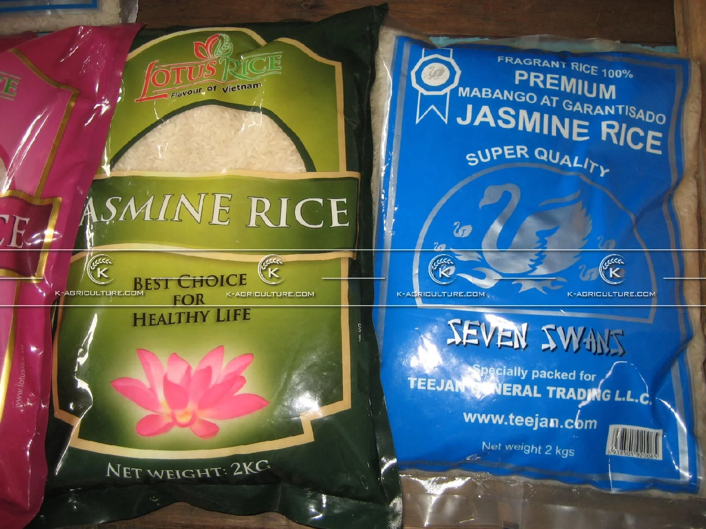 Quality Assurance Jasmine Rice White Long Grain - Packing Bag New Crop Rice from Vietnam K-Agriculture Company