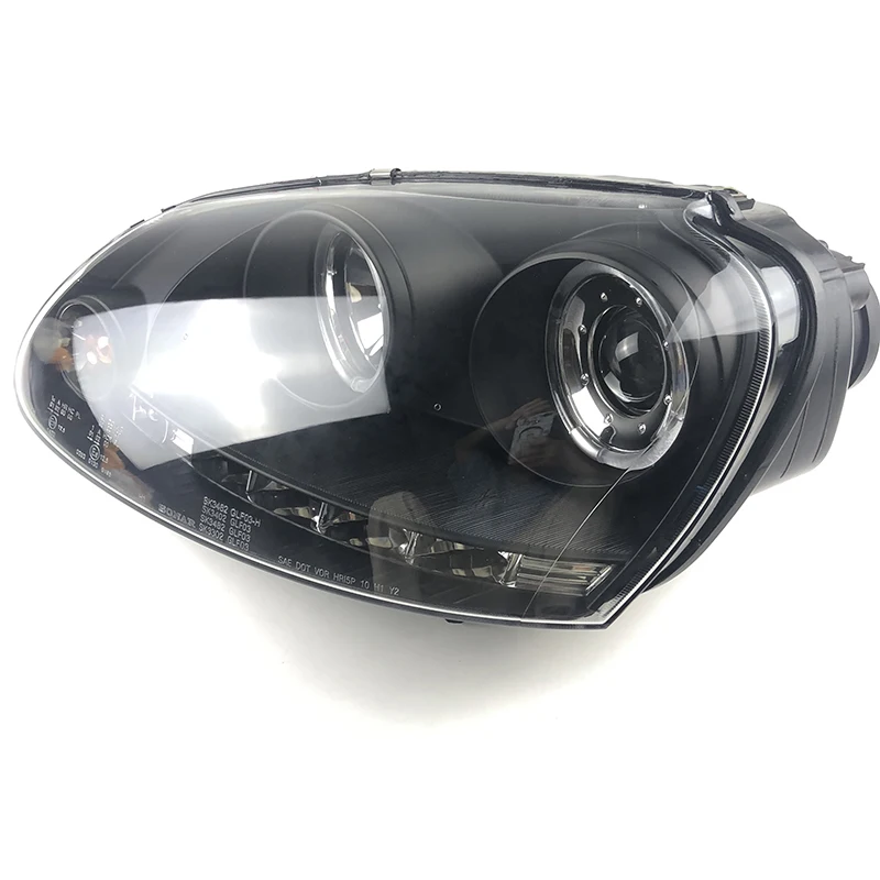 for Golf 5 Headlights 2004 2015 2011 LED DRL Dynamic Signal Car Styling LED Headlight Hella 5 Bi-Xenon Projector Lens Hid D2H