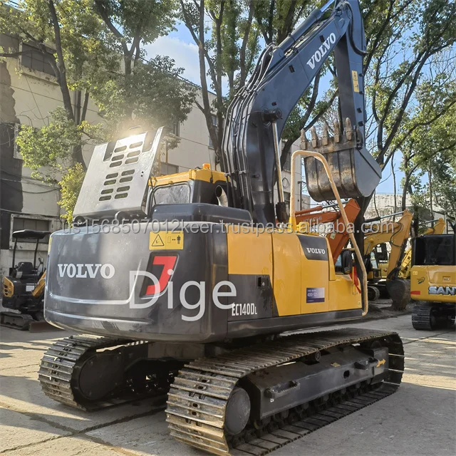 99% новая ближняя годовая модель VOLVO EC140D 14-тонный Средний б/у экскаватор следующего поколения для продажи нового