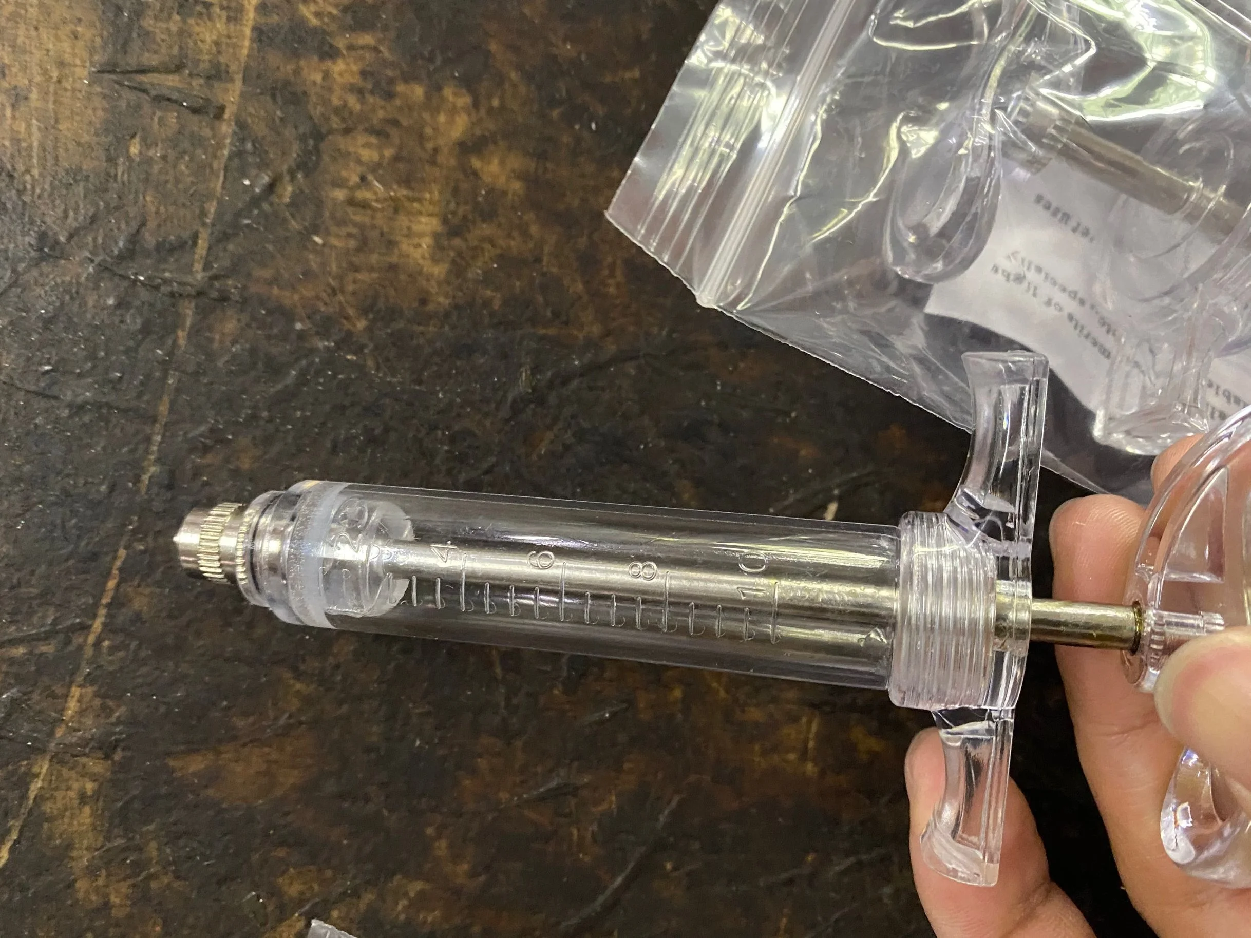 NL206 10ml 20ml 30ml farm veterinarian animal livestock plastic steel syringe (without needle) for poultry pig dog sheep