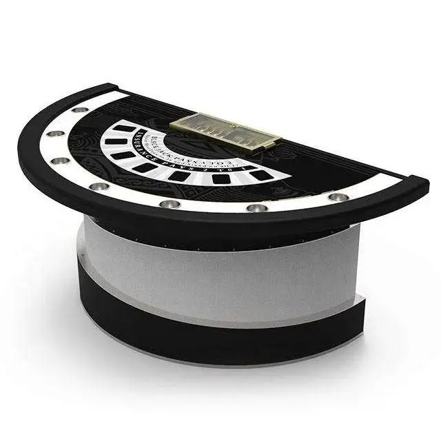 YH 84 Inch Luxury Casino Black Jack Table Professional Poker Table Gambling Blackjack Table