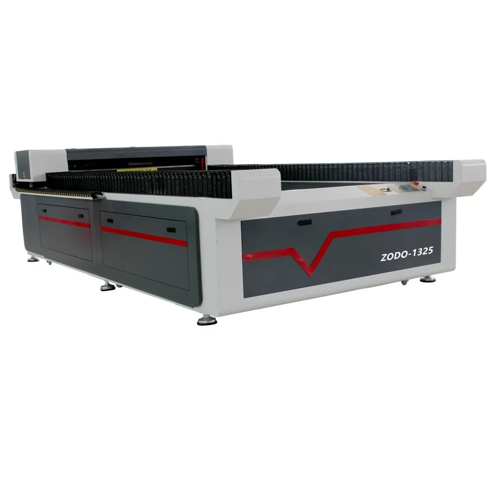 ZD-1325 51*98 дюймов широкоформатный лазерный резак 150 Вт для мягких вывесок