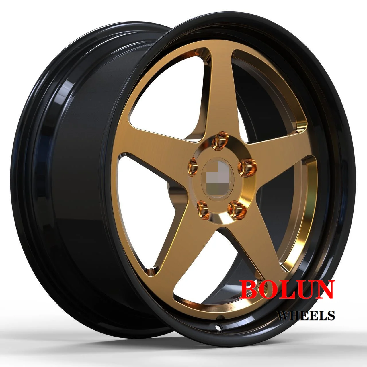 2-Piece Forged Wheels in Deep Dish Style 100% Customized Luxury 2 Piece Forged aluminum Alloy Forged Racing Cars wheels