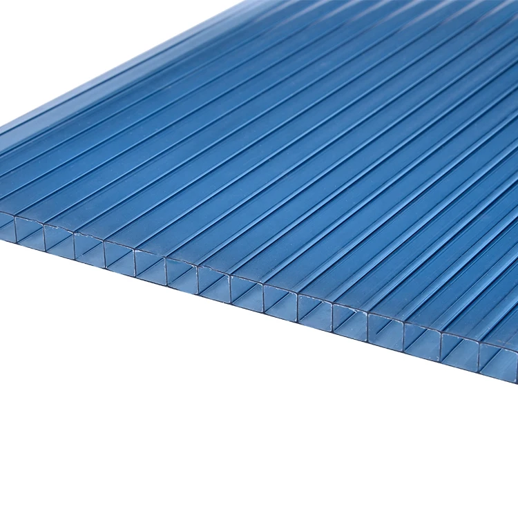 Custom Factory Manufacture Transparent 6mm 9mm Outdoor Covered Pc Plastic Polycarbonate Hollow Sheet For Greenhouse