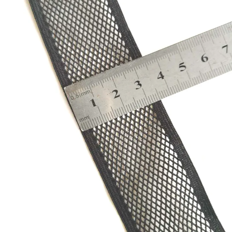 Transparent Knitted Fish Line Woven Mesh Elastic Webbing Band for Body Shapers