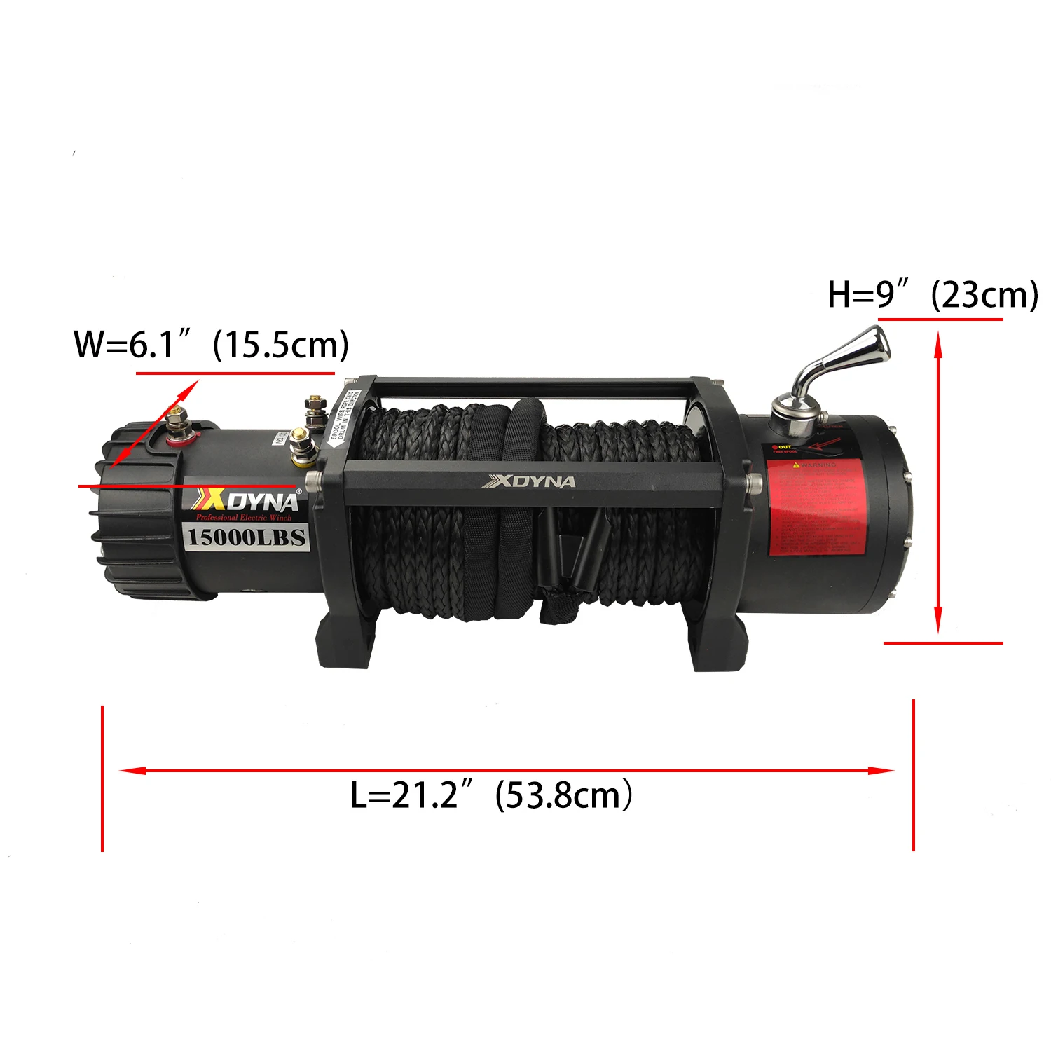 12V 15000lbs winch OEM 4X4  with Synthetic Rope Offroad Accessories Electric Winch