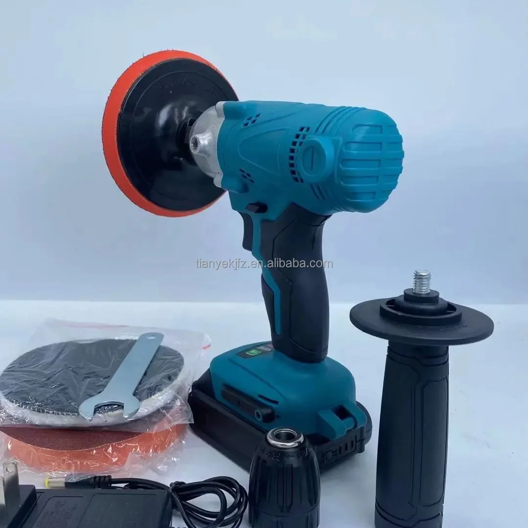 Factory Price Hot Selling 123mm Mini Rotary Orbit Polisher Cordless Car Polisher Rechargeable Battery Industrial Grade