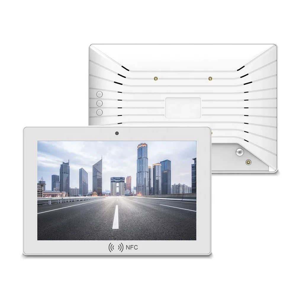 10.1 Inch LCD Bus Taxi Media Player Portable Android Tablet for Advertising with NFC POE Tablet Digital Signage