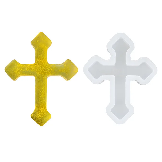 HY Cross Silicone Resin Mold For Jewelry Making Casting Mould Craft Epoxy DIY Tools