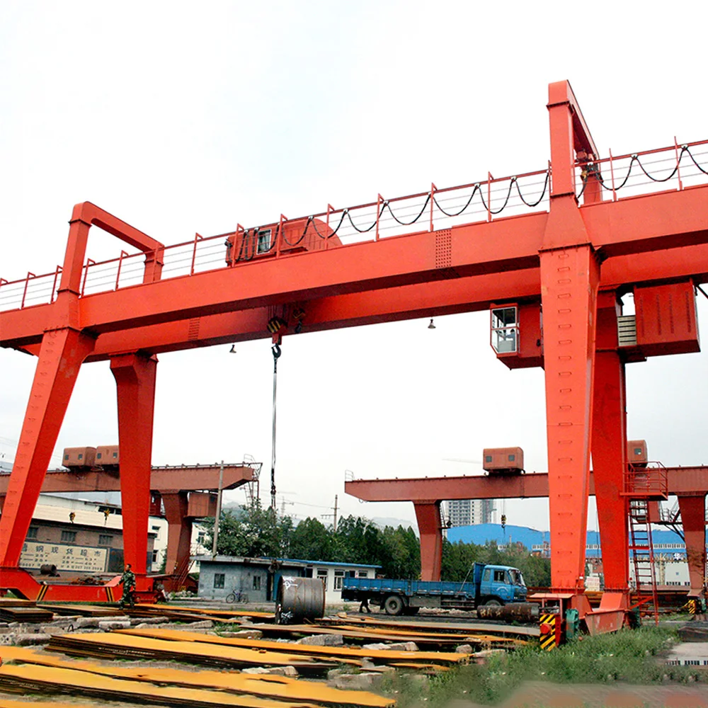 Durable High Quality Cabin Control Winch Trolley Gantry Crane 70ton