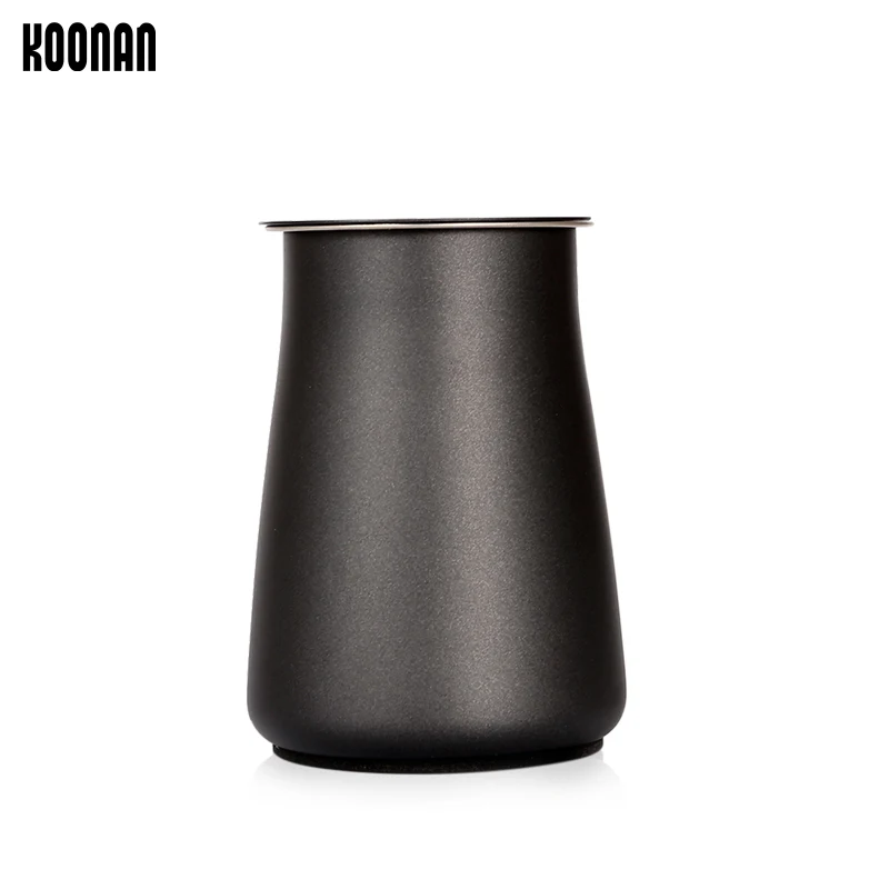 Stainless Steel Powder Receiving Cup Coffee Dosing Cup Powder Feeder Coffee Machine Powder Cup