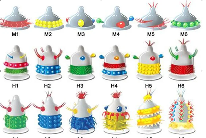 Men Latex Ribbed Delay  Print Logo Designs OEM Customization Spike condoms  Finger  famale Condoms