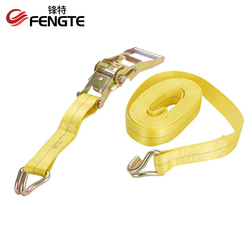 50mm 5000kg high tension polyester car heavy duty ratchet straps