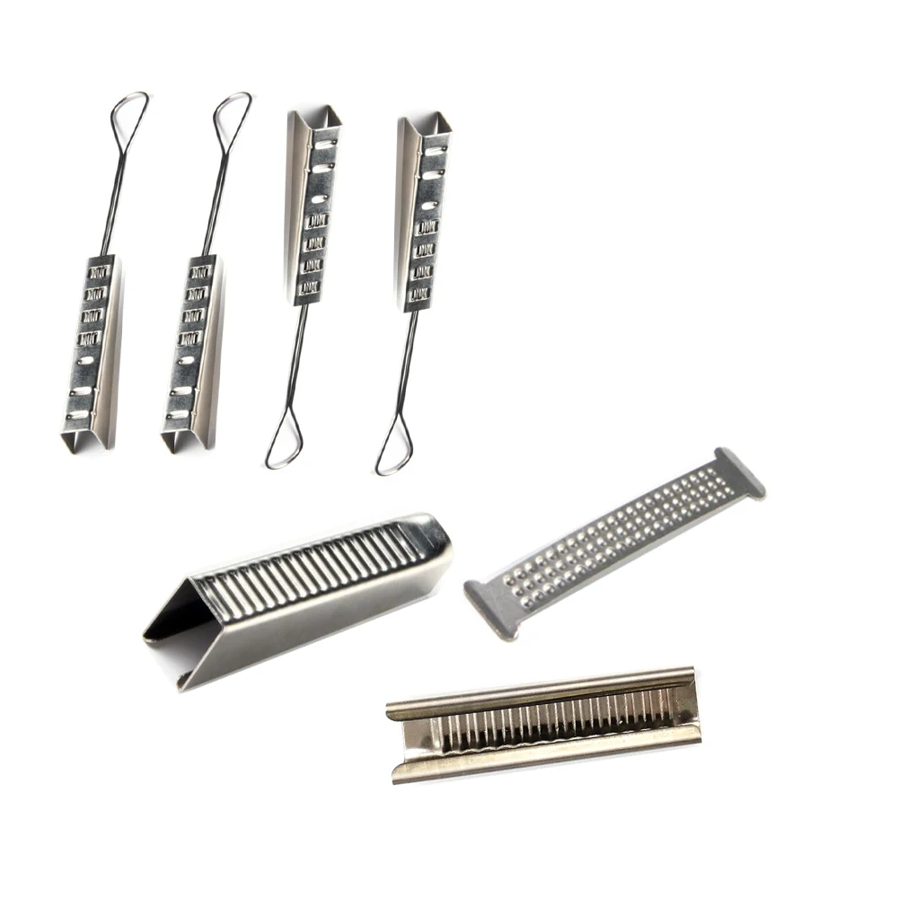 Ftth Telecom Flat Fiber Optic Drop Wire Clamp Cable Tension Clamp Stainless steel Cable Anchor Clamp