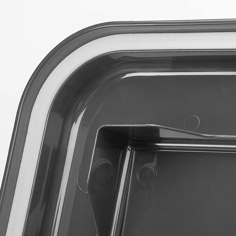  3 Piece Large Capacity Clear Plastic Airtight Pet Food Storage Container Combo with