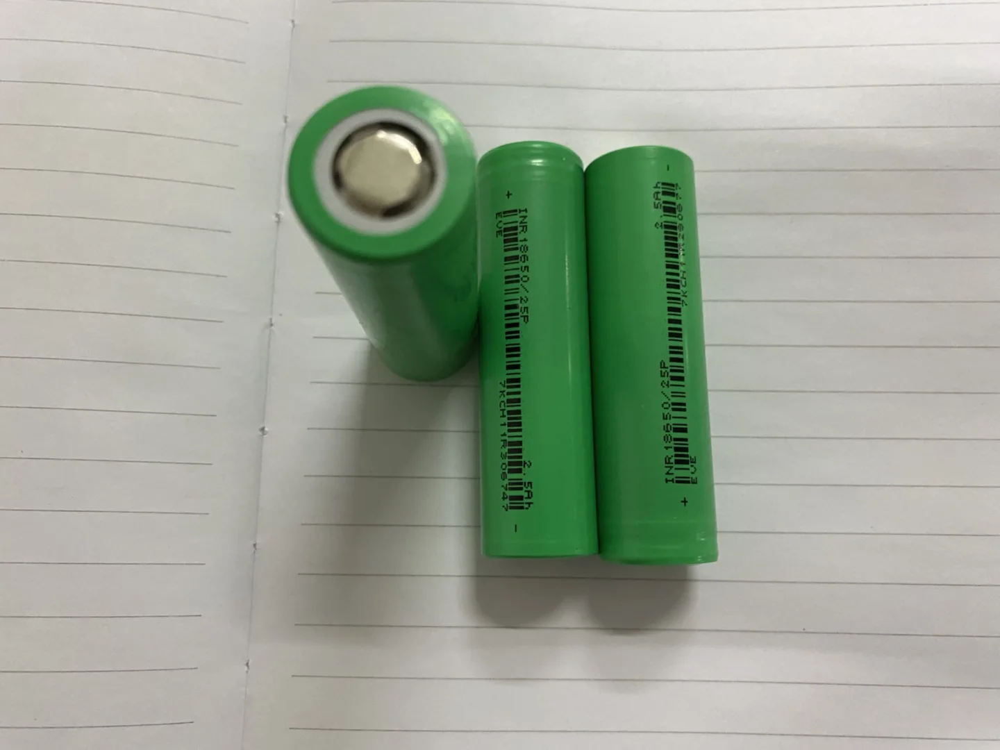 High Power In Stock 2500Mah Capacity Rechargeable Li-Ion Battery Lithium Ion Cell 18650