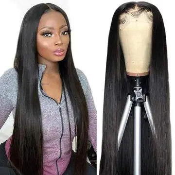Straight 30 inch european human hair wigs,virgin european human hair jewish wig kosher wig,natural hair extension and wig lace