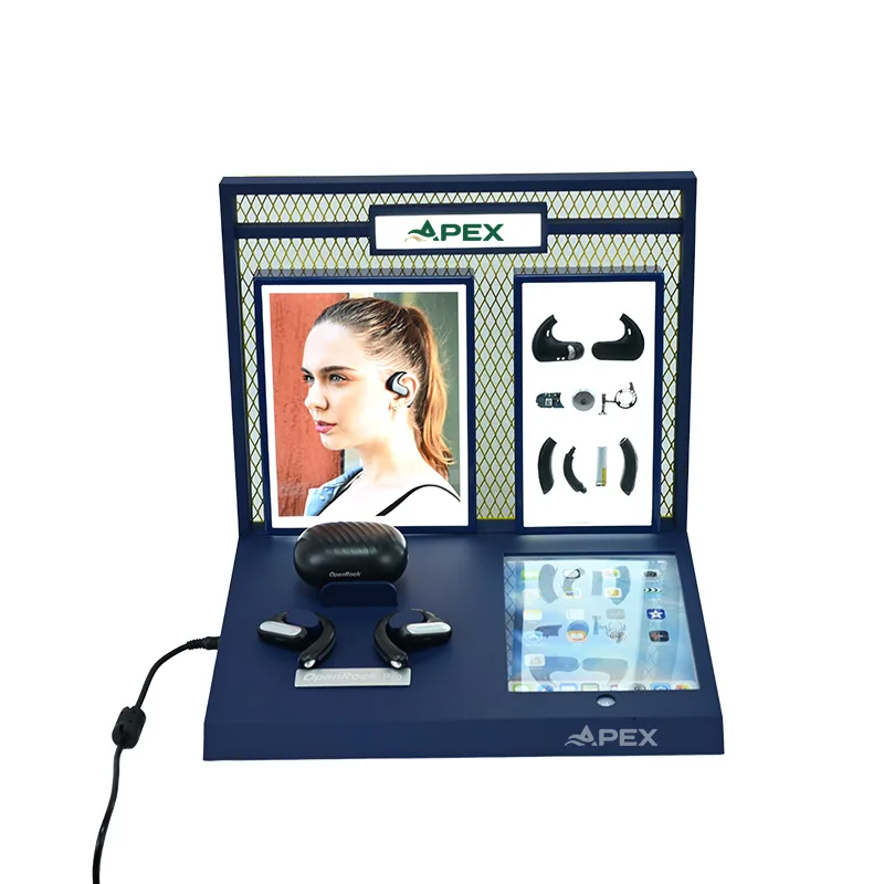 Acrylic bluetooth headset display rack electronic product display stand TWS bluetooth headset acrylic display stand