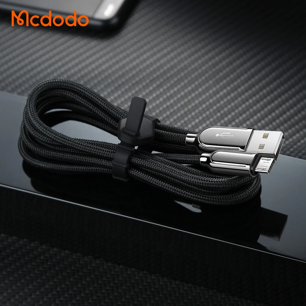 3Ft 5Ft Auto Power Off Led Charging Cable QC4.0 QC3.0 Fast Charging Android Cable Micro Usb Data Charging Charger Cable