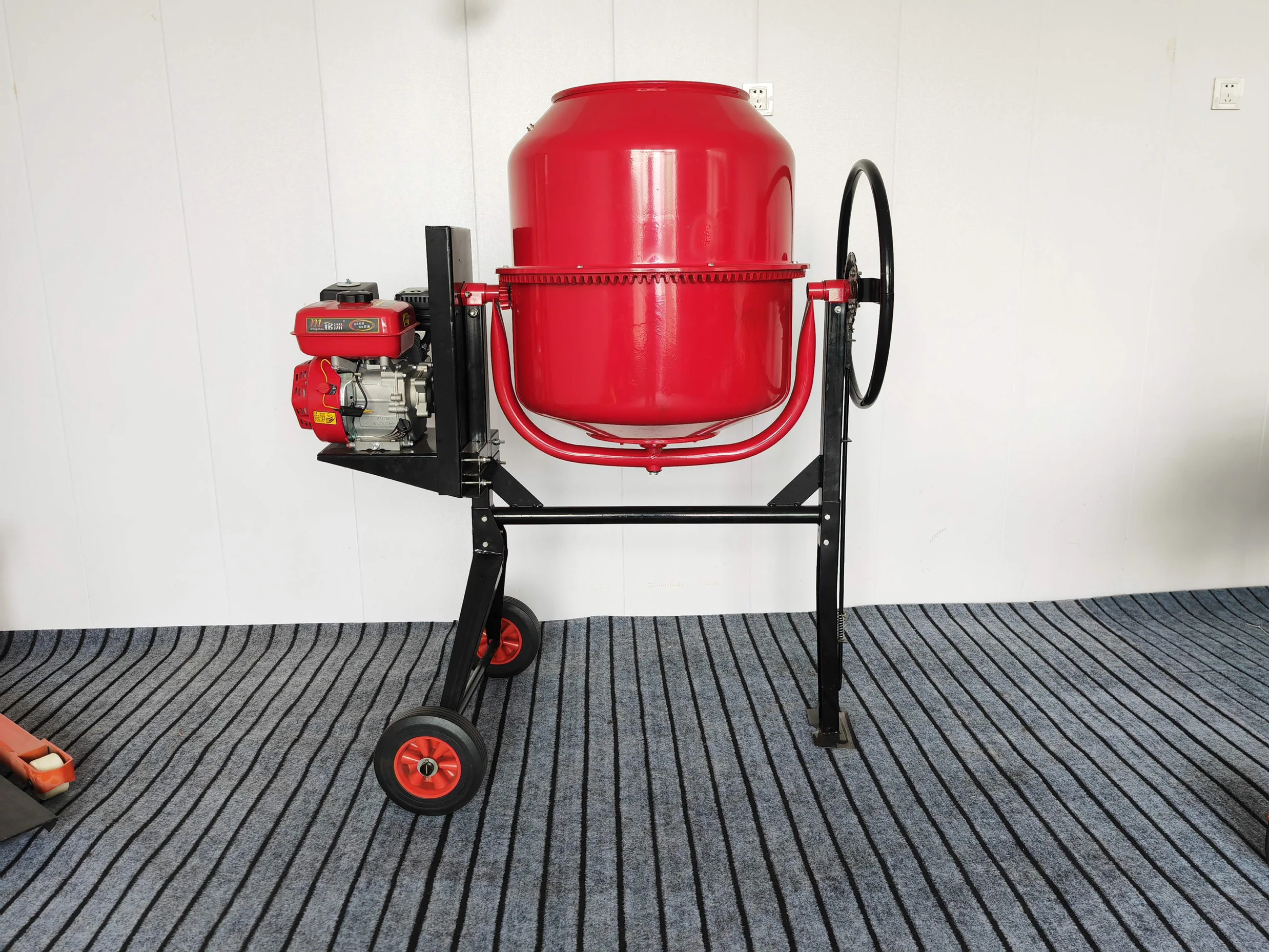 Electric Concrete mixing drum cement mixing machine concrete mixer small concrete mixer for mail package