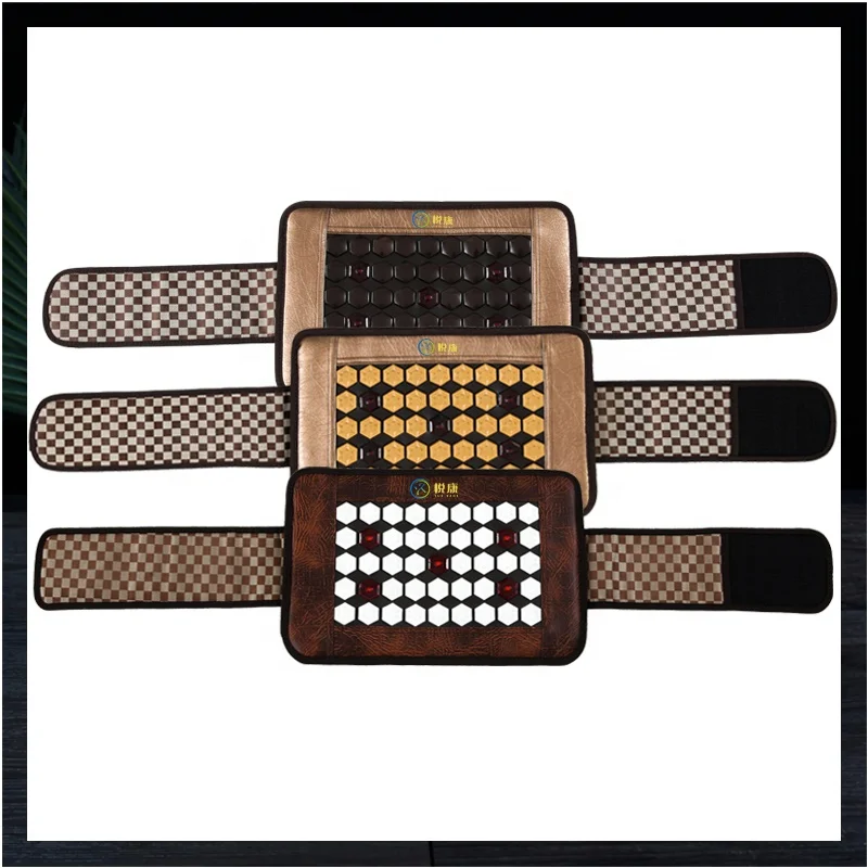YUEKANG Wholesale Price Jade Stone Far Infrared Sauna Photon Pad Heating Tourmaline Massage Belt For Pain Relief