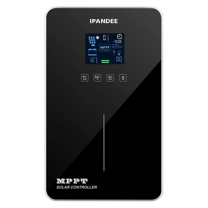 Ipandee Solar Charge Controller Ipanda Runner 100A 12/24/36/48V 3Kw Wifi Module Touch Display Regulateur-Solar-Mppt