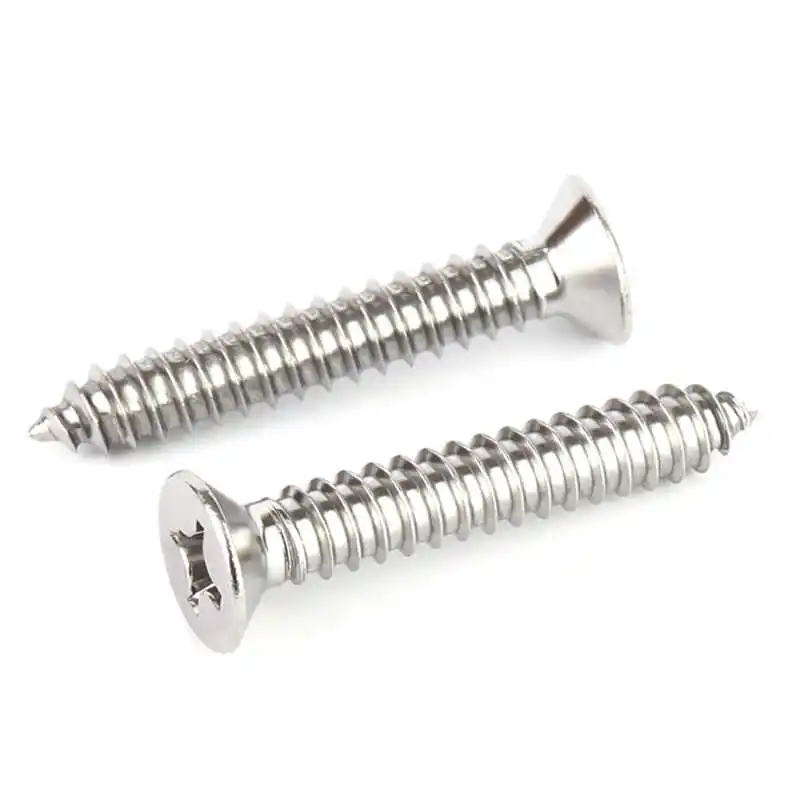 VLEN GB846 cross recessed countersunk head tapping screw 304 stainless steel size ST3.5-ST6.3