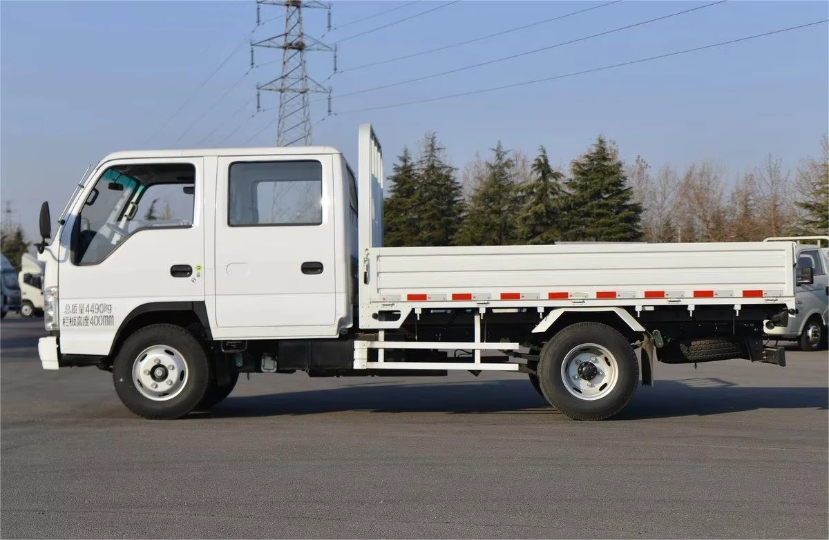 Isuzu NPR 100P Diesel 4X2 Double Cab Light Duty Cargo Van Factory Price on Sale Used Condition