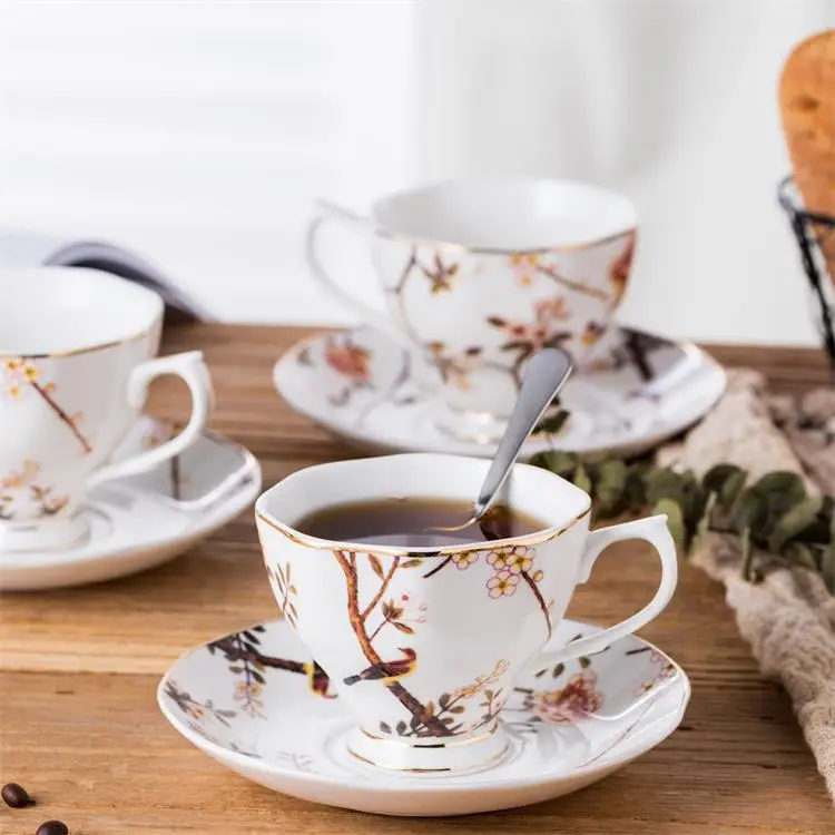 High Quality Afternoon Tea Time Used Elegant Sugar Pot Porcelain Teapot Ceramic Tea Pot Set