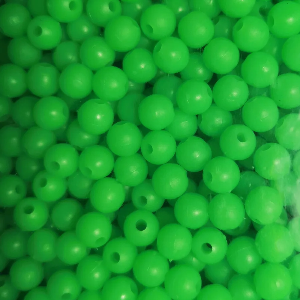 8mm luminous beads hard fishing glow round bead