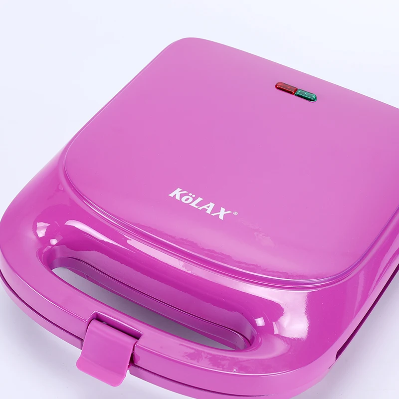 hot selling 4 slice pan grill machine with indicator lights home use sandwich maker with non-stick surface