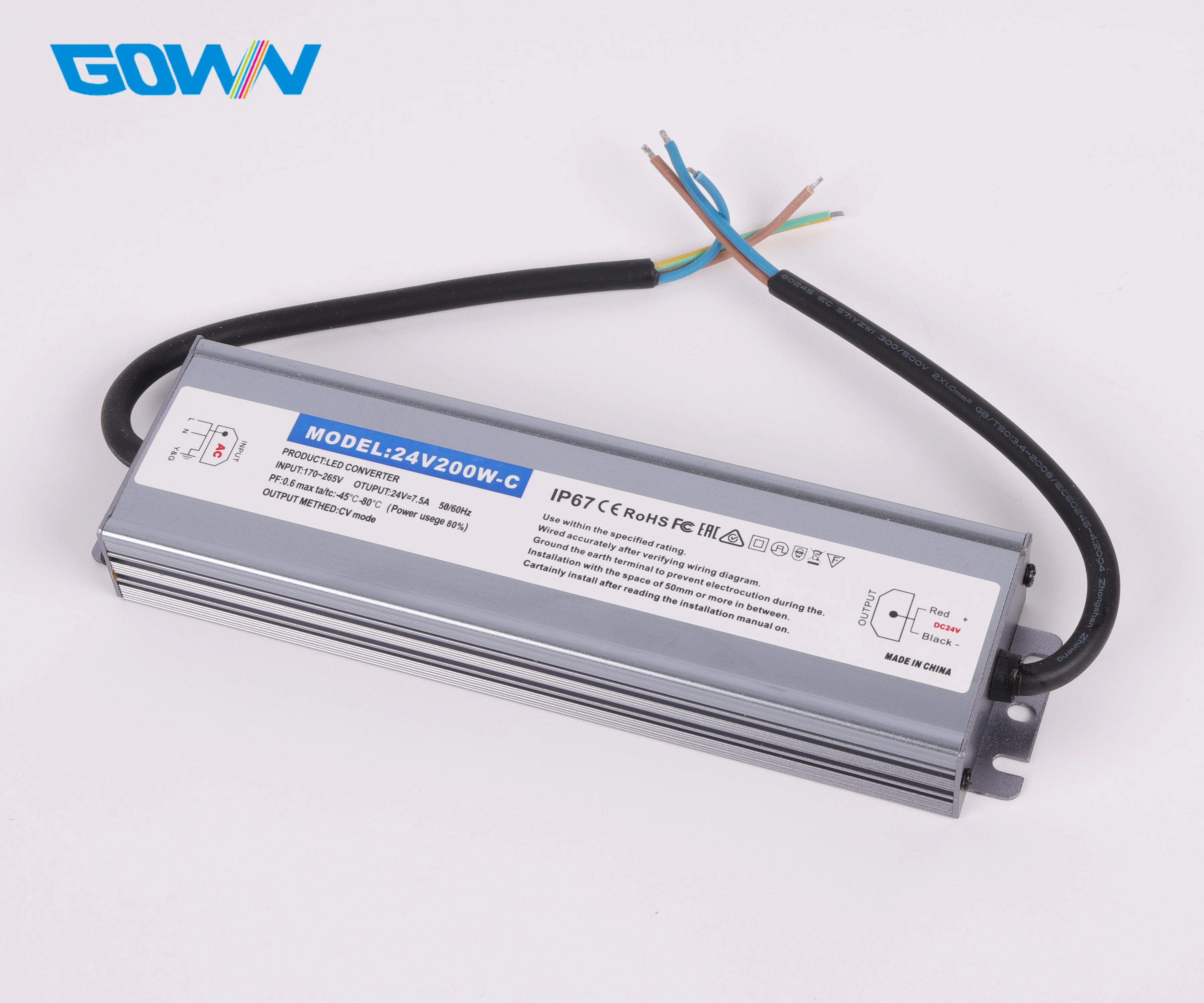 Shenzhen Customize DC 12V 24V AC 110V 220V 60W 80W 100W 150W 200W 300W 400W IP67 waterproof square panel light bulb led driver