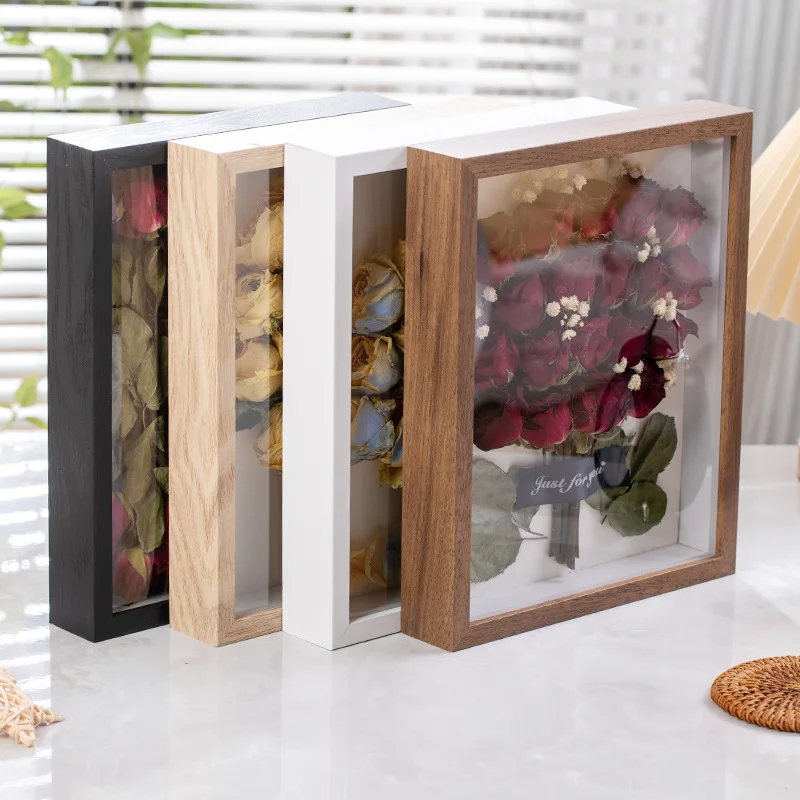 Hollow Specimen Diy Handmade Butterfly Insect Clay Put Dry Flower Photo Frame Table Frame Mounted Decoration Wholesale