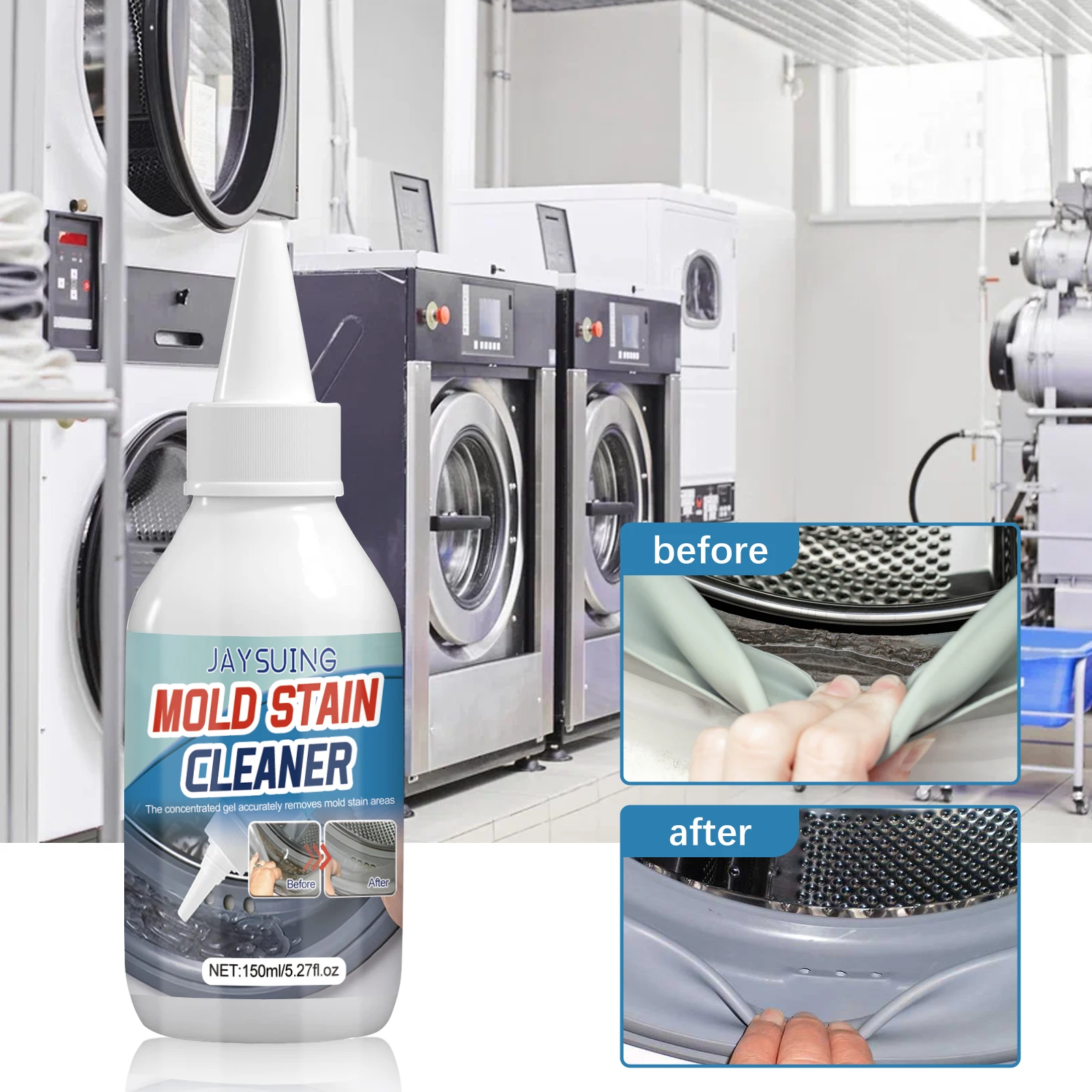 Jaysuing Mold Remover Wall Eco-friendly Mildew Removal Gel Natural Formula Mold And Mildew Remover