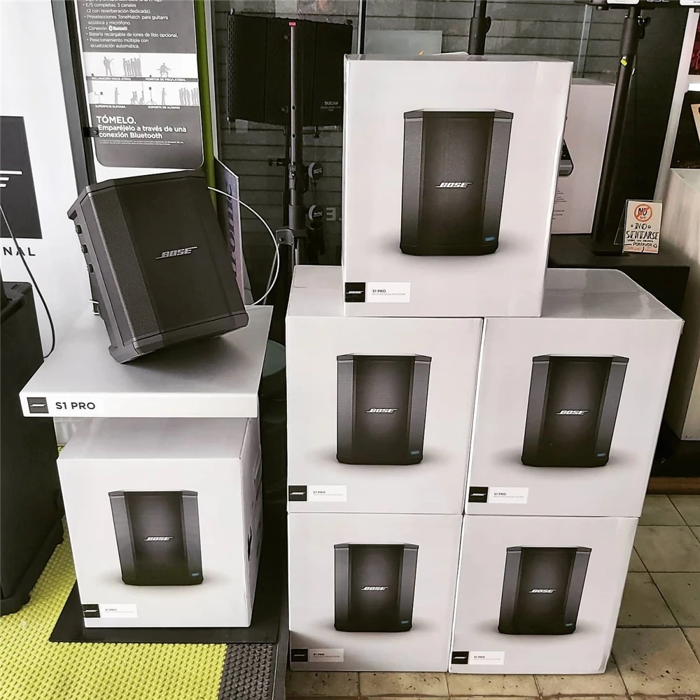 Bose S1 Pro Portable Speaker System With Battery / Stand & Play-Through Cover And S1 Pro System Backpack