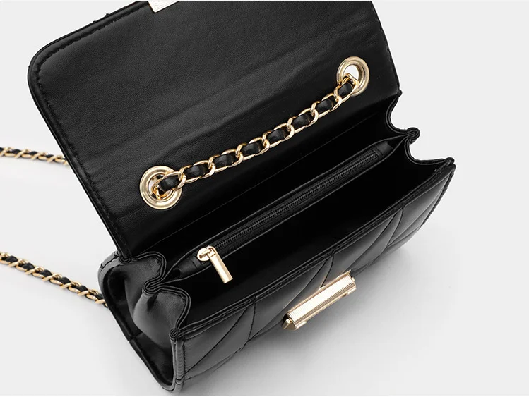 Customized Italy Style Lady Women Shoulder Bag PU Leather Cross Body Bag