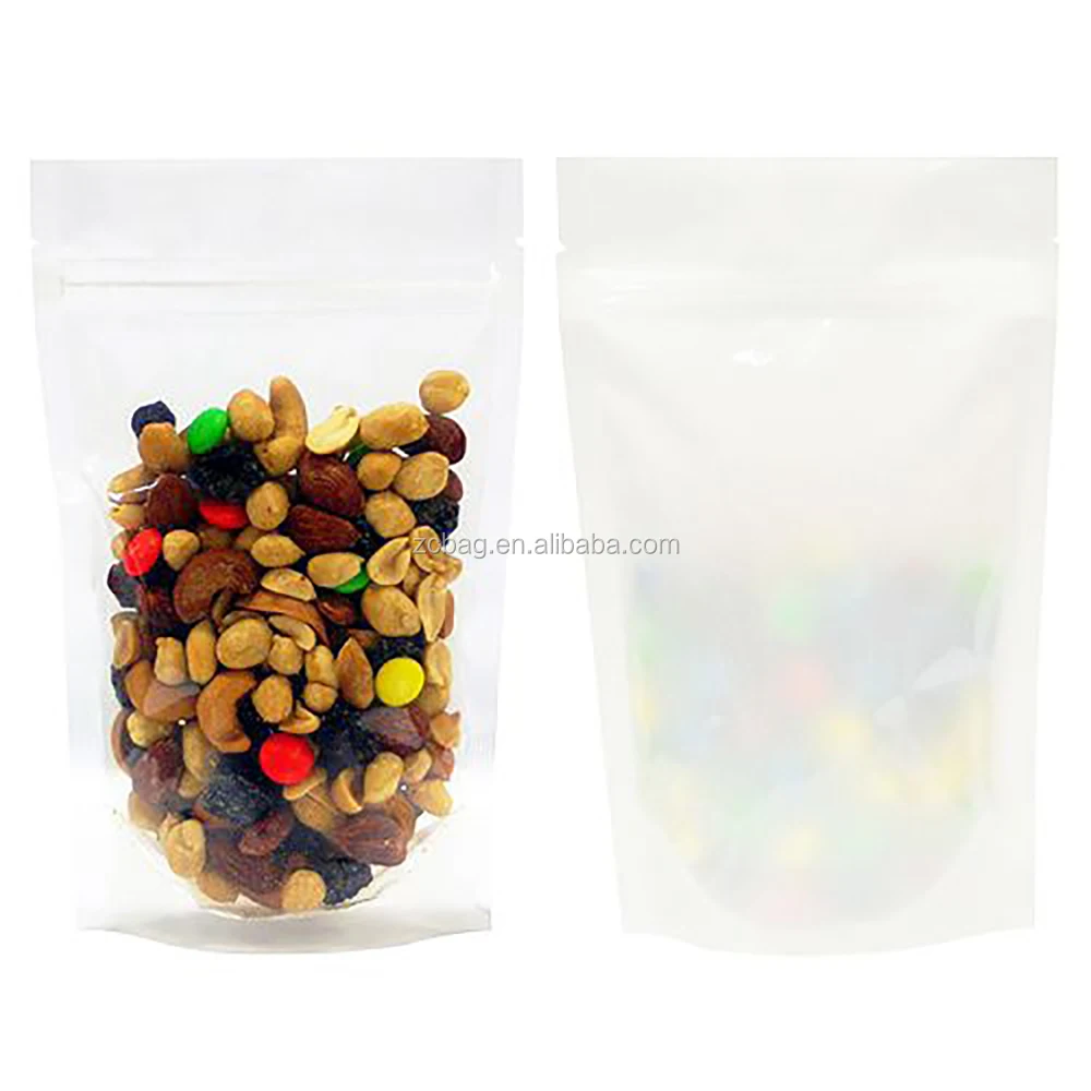 
Moistureproof PE Plastic Bags Snack Food Packaging Storage Ploybag Boxpouch with Air Degassing One Way Valve Pocket 