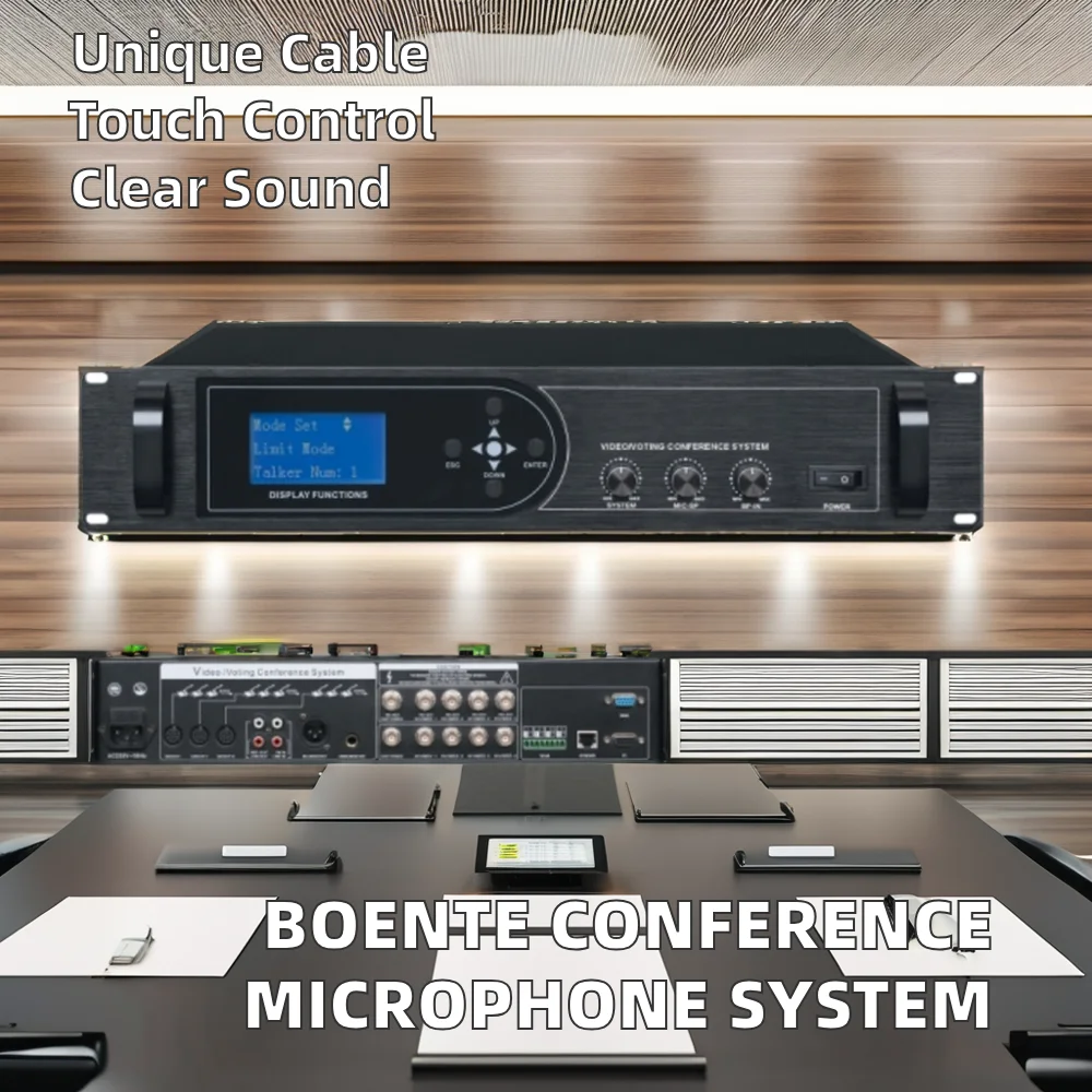 Discuss and vote on the central processor of the video conferencing system