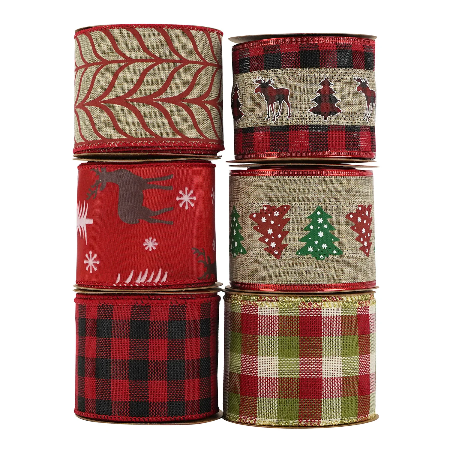 Ribbons manufacturers Custom Christmas gift ribbon and bows  For decoration and gift packing ribbons