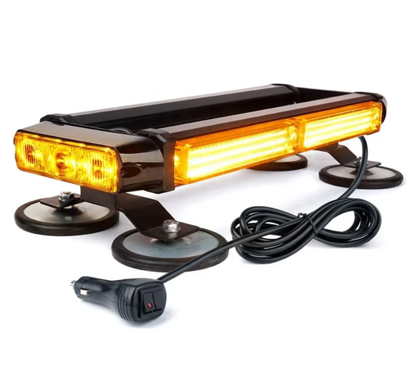 COB 4 sides 12-24V led strobe work light
