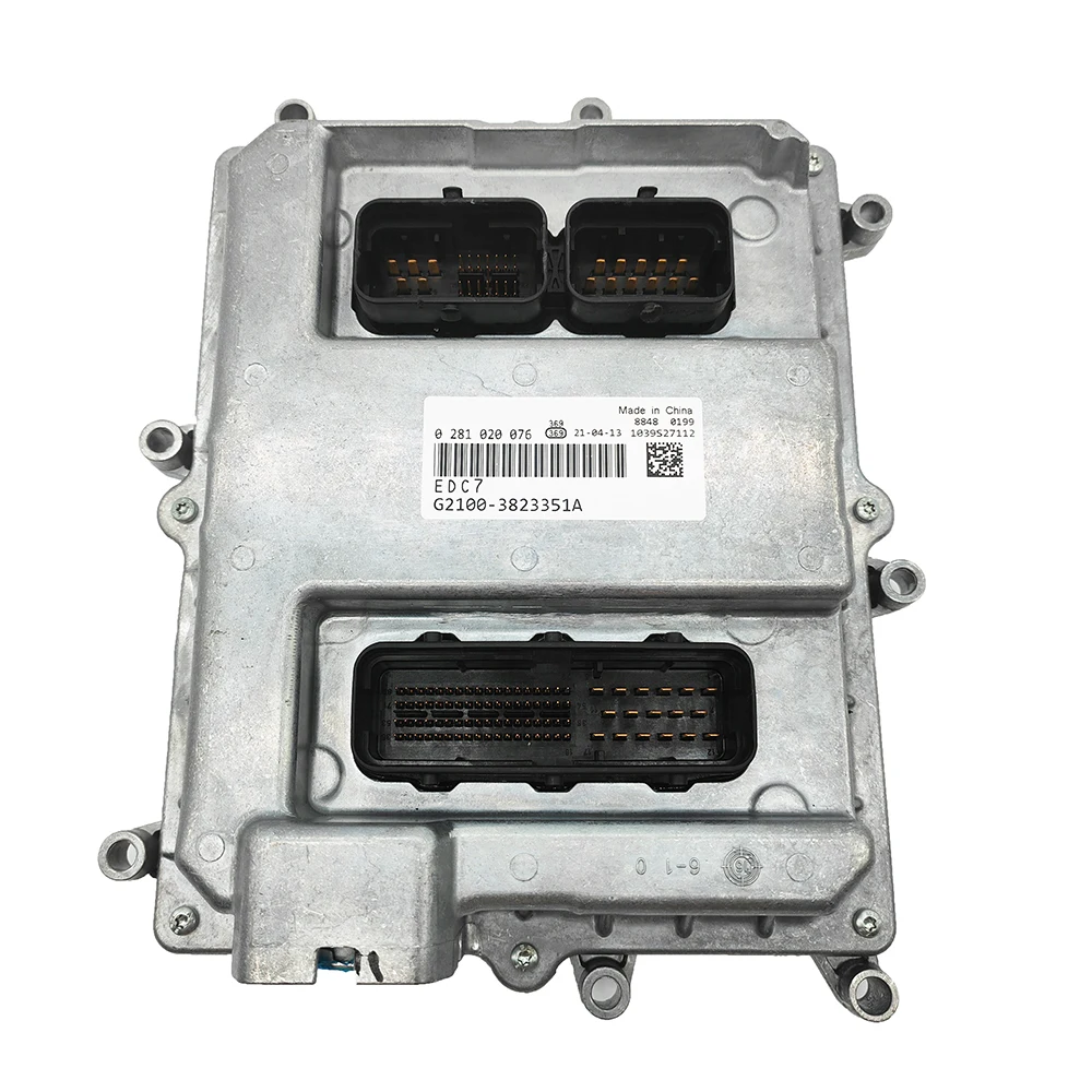 Оригинальный Новый бортовой компьютер ECU 0281020076 G2100-3823351A EDC7 для блок развертки тележки Yuchai двигателя Yutong