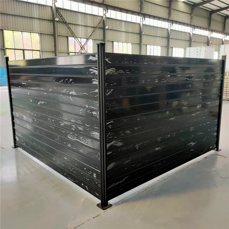 Garden metal security vertical panel aluminium slat for fence
