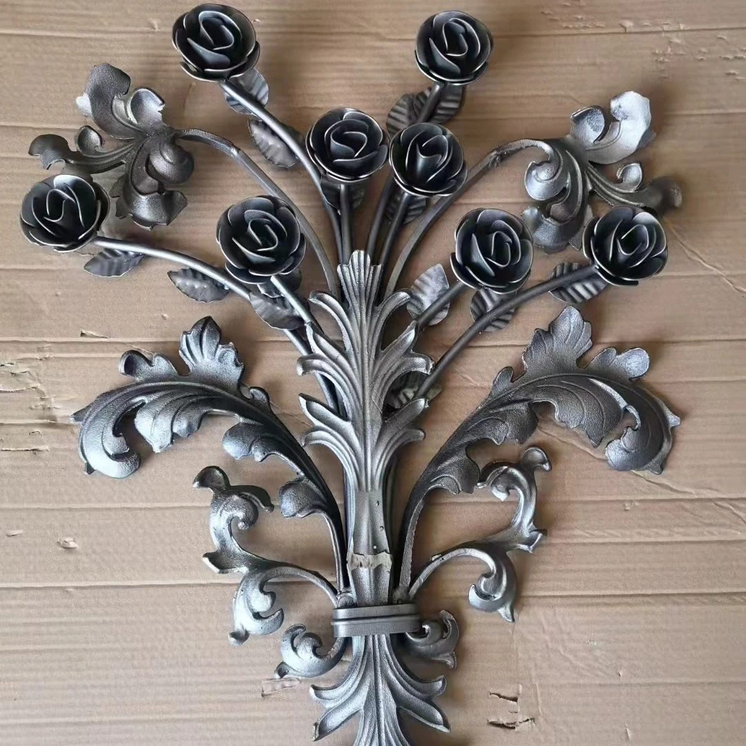 Wrought iron Decorate ornaments forged panels balcony decoration panels.