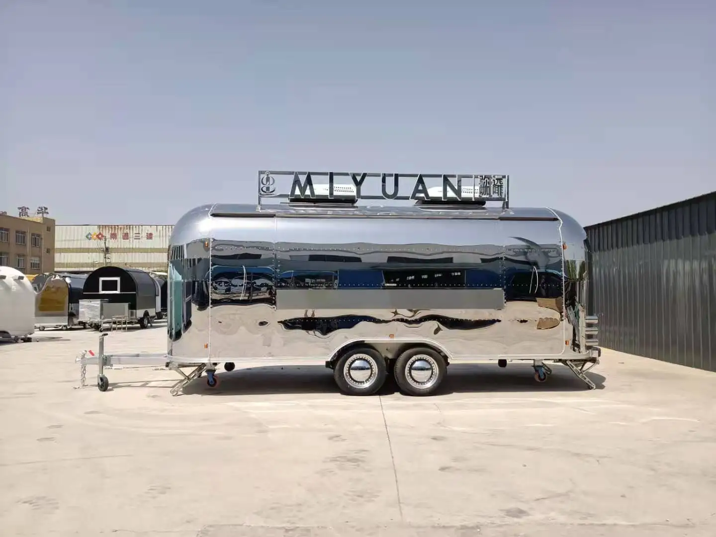mobile catering trailer two story food truck with VIN