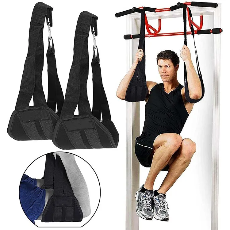Home Gym Fitness Adjustable Fitness Abdominal Sling Core Strength Training Hanging Ab Straps For Pull Up Bar